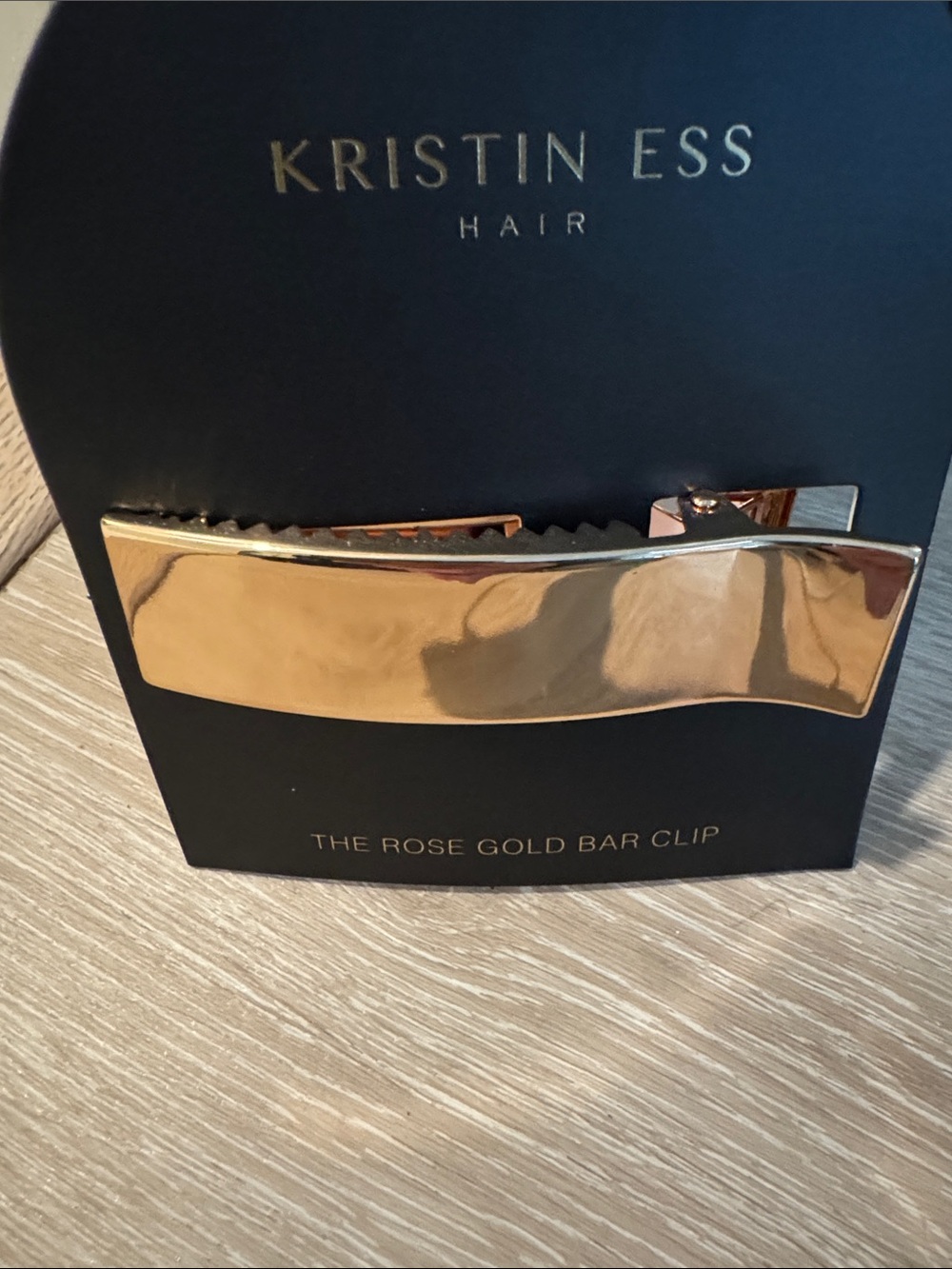 Kristin Ess Rose Gold Bar Hair Clip NEW 🏷️